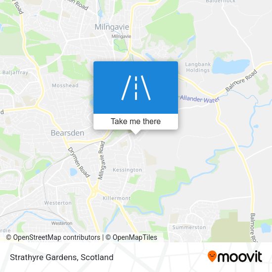 Strathyre Gardens map