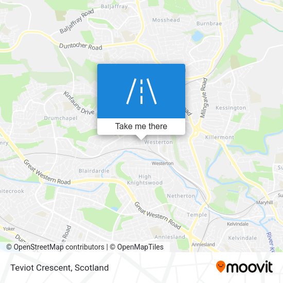 Teviot Crescent map