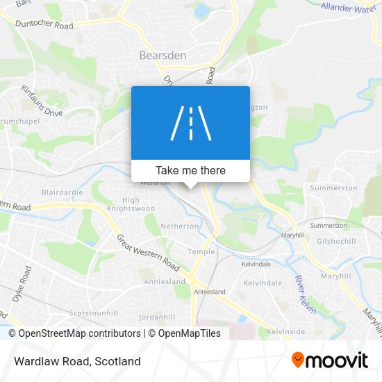 Wardlaw Road map