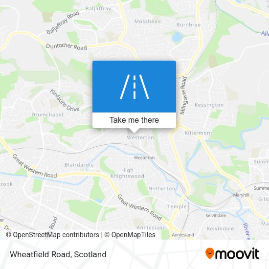 Wheatfield Road map