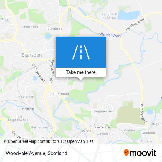 Woodvale Avenue map