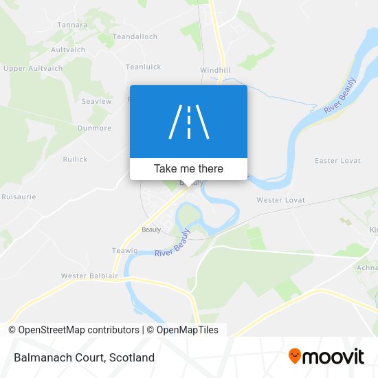 Balmanach Court map