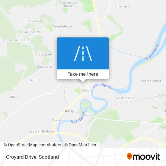 Croyard Drive map