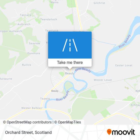 Orchard Street map