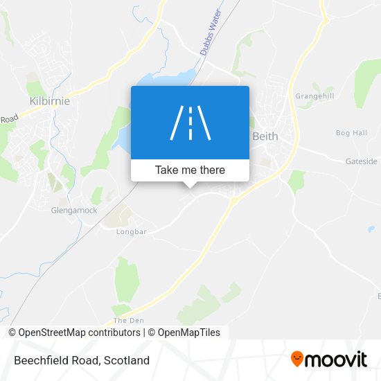 Beechfield Road map