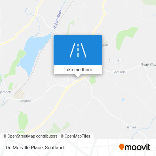 De Morville Place map
