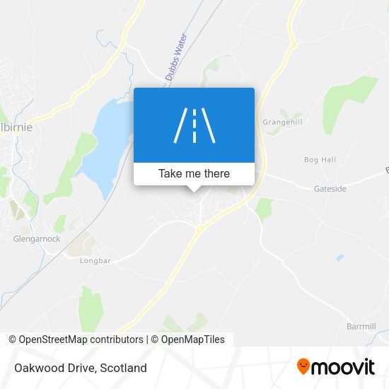 Oakwood Drive map
