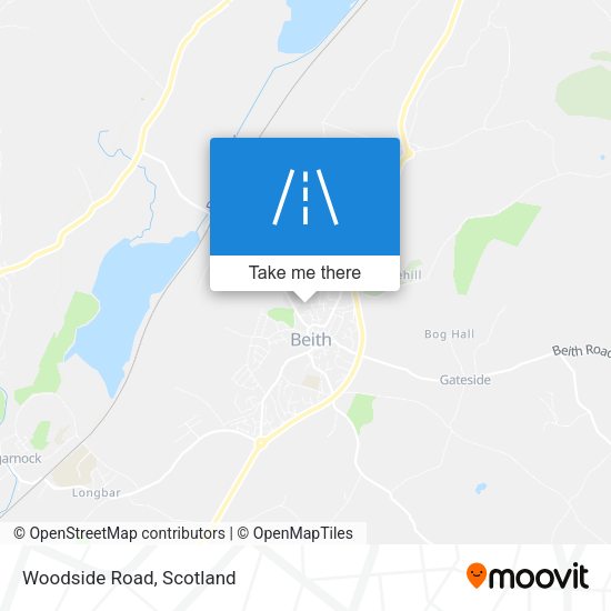Woodside Road map