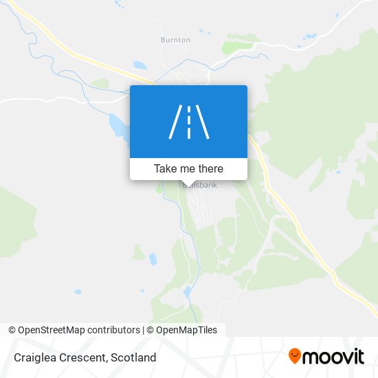 Craiglea Crescent map
