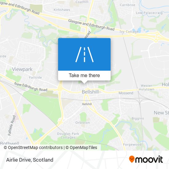 Airlie Drive map