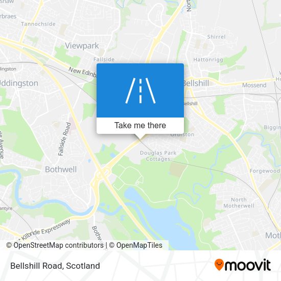 Bellshill Road map