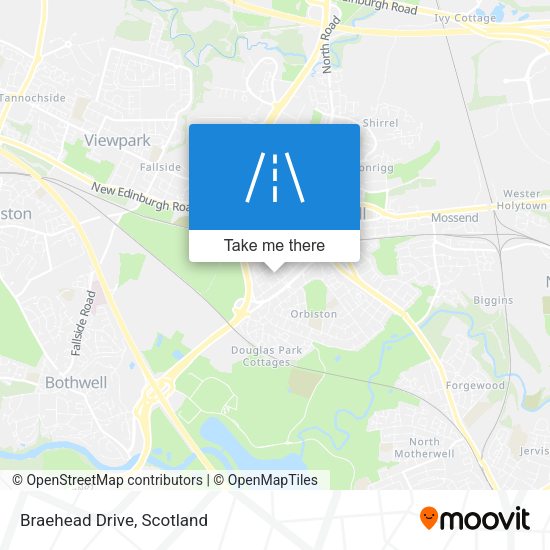 Braehead Drive map