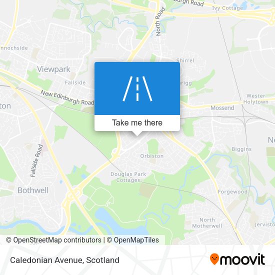 Caledonian Avenue map