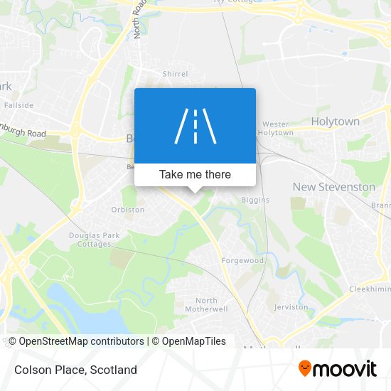 Colson Place map