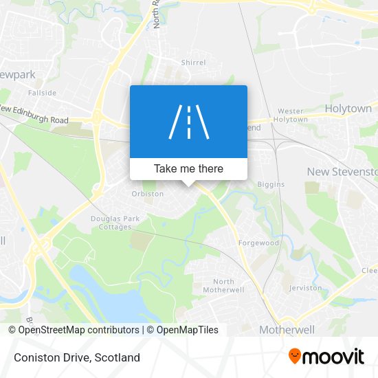 Coniston Drive map