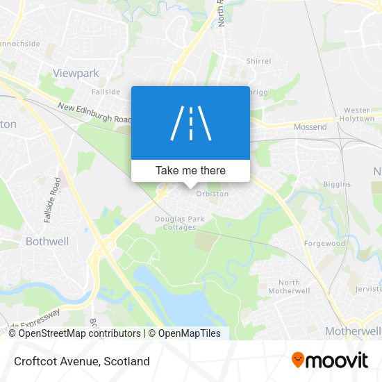 Croftcot Avenue map