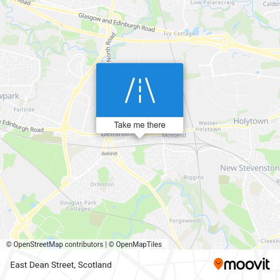 East Dean Street map