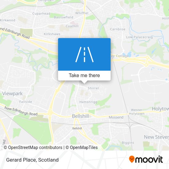 Gerard Place map