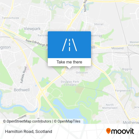 Hamilton Road map