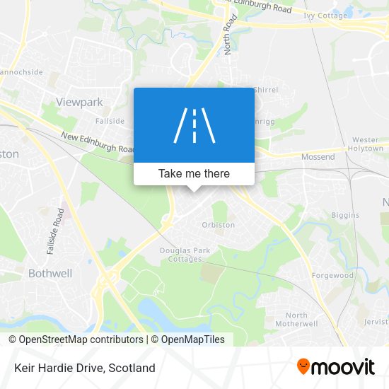 Keir Hardie Drive map