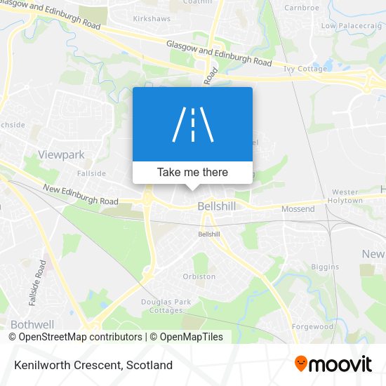 Kenilworth Crescent map