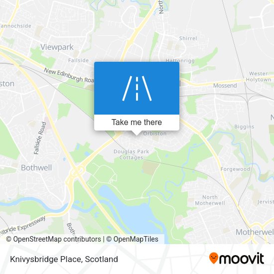 Knivysbridge Place map