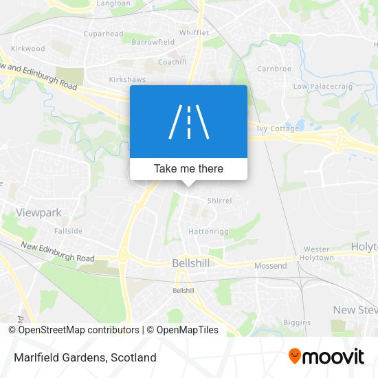 Marlfield Gardens map
