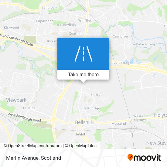 Merlin Avenue map