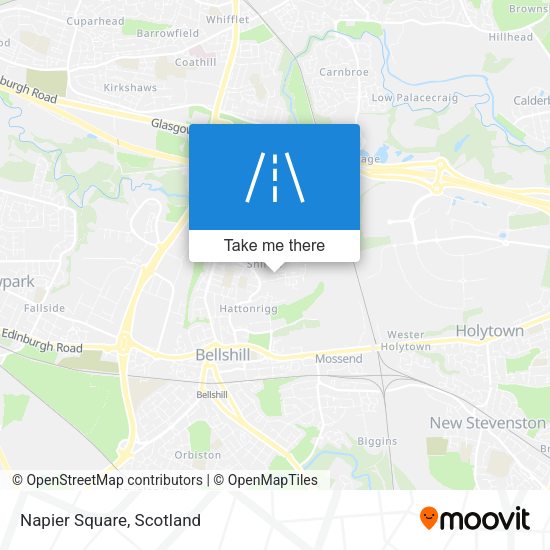 Napier Square map