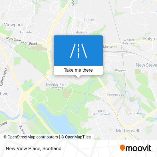 New View Place map