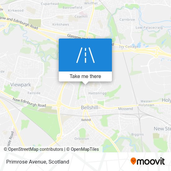 Primrose Avenue map