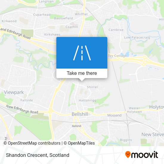 Shandon Crescent map