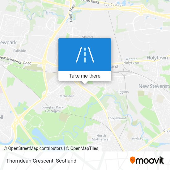 Thorndean Crescent map