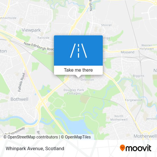 Whinpark Avenue map