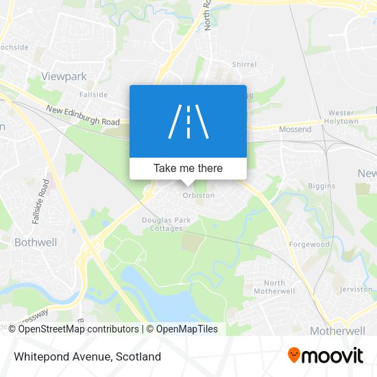 Whitepond Avenue map