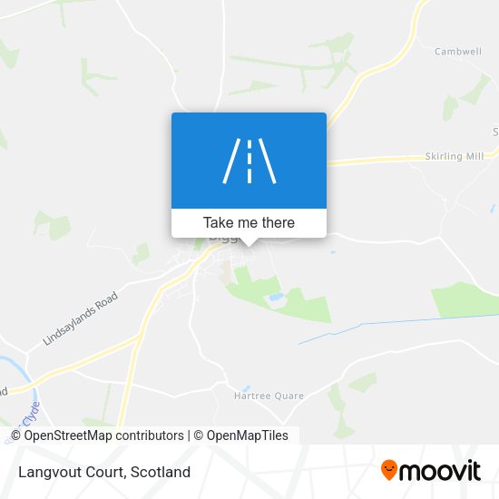 Langvout Court map