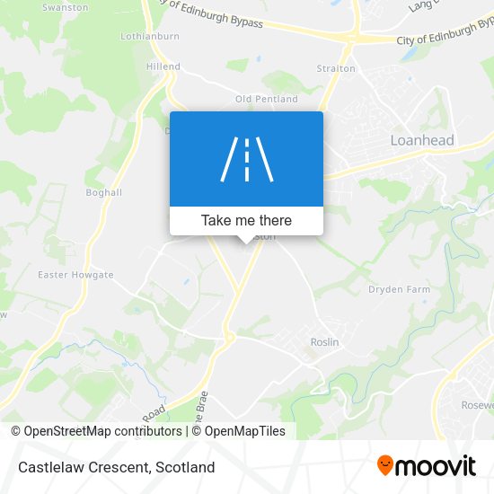 Castlelaw Crescent map