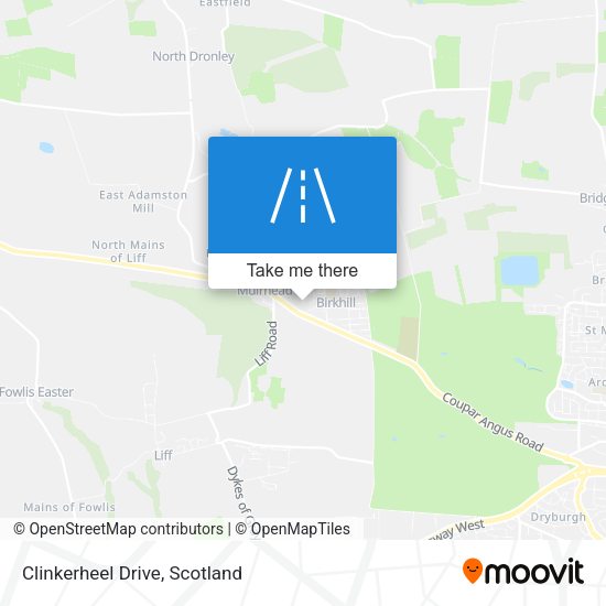 Clinkerheel Drive map