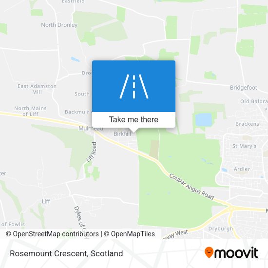 Rosemount Crescent map