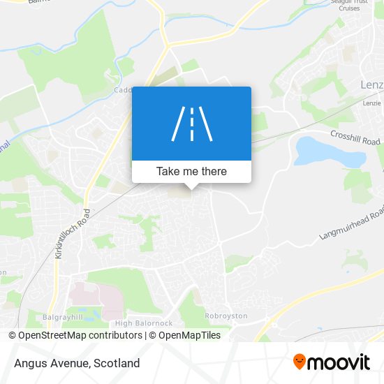 Angus Avenue map