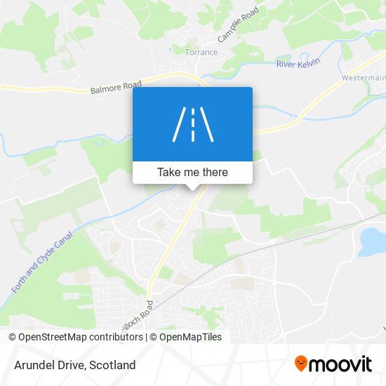 Arundel Drive map