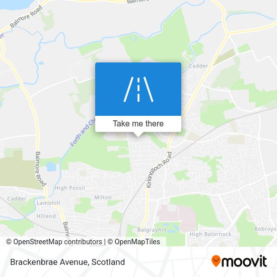 Brackenbrae Avenue map
