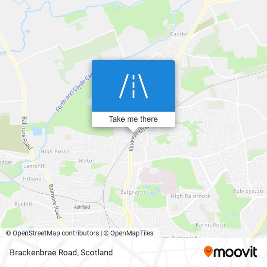 Brackenbrae Road map