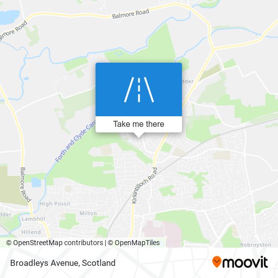 Broadleys Avenue map