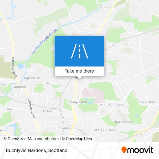 Buchlyvie Gardens map