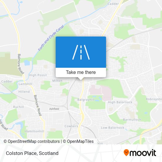 Colston Place map