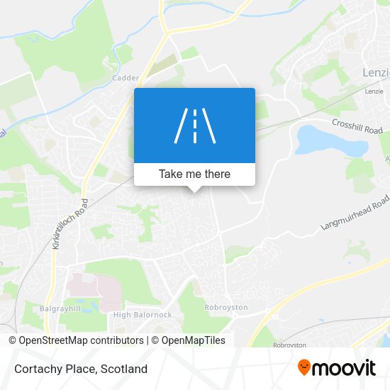 Cortachy Place map