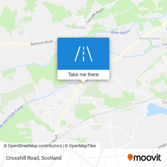 Crosshill Road map