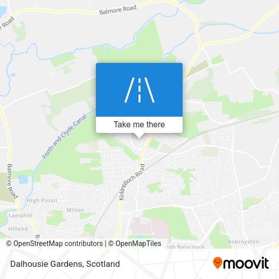 Dalhousie Gardens map