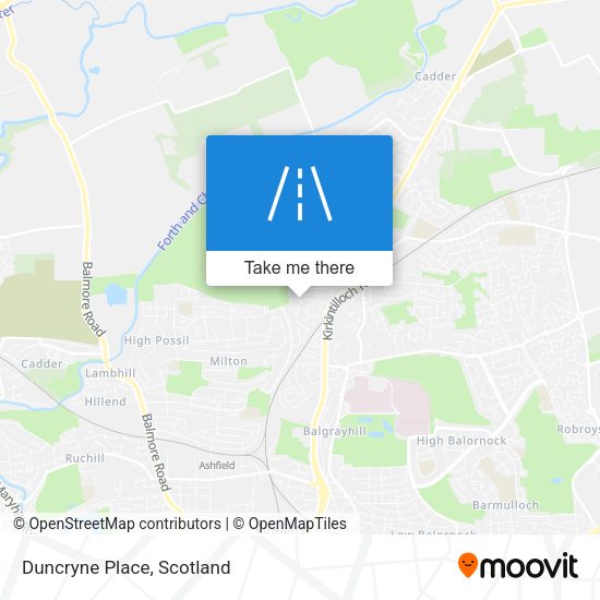 Duncryne Place map